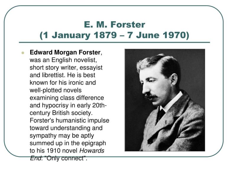 FamousPeopleFacts - E. M. Forster